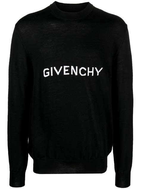 givenchy logo wool jumper|givenchy sweatshirt sale.